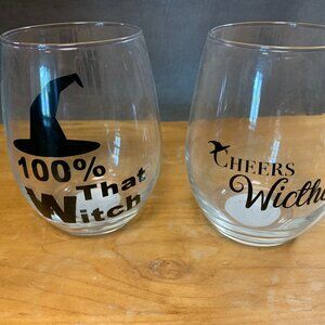 Witch Wine Glasses